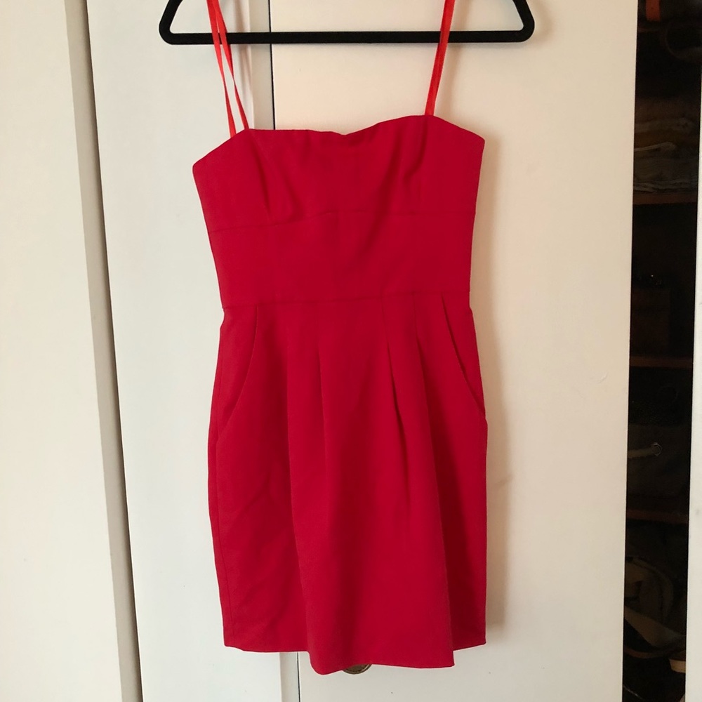 Strapless cocktail dress